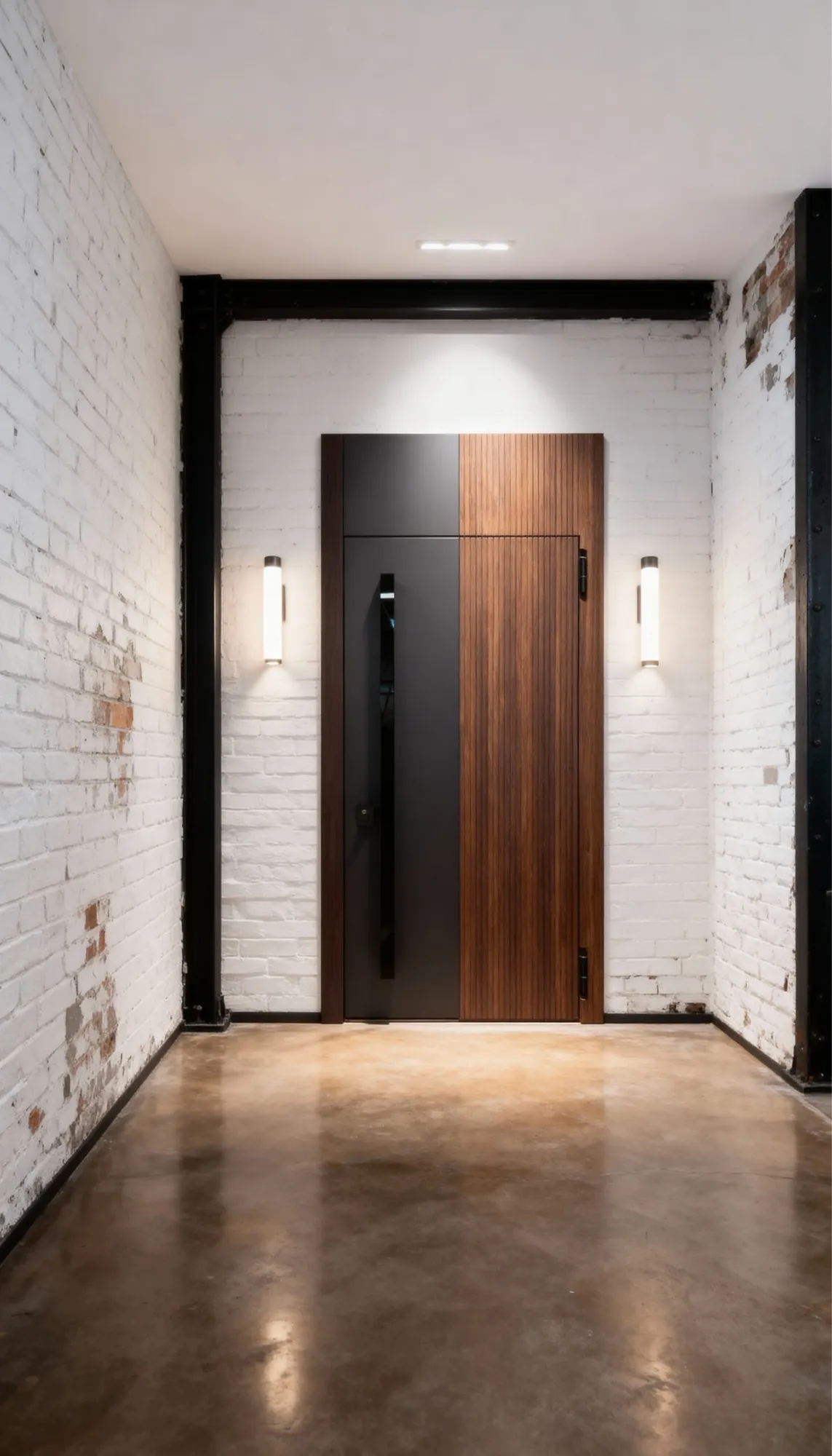 Дверь ARMORA в loft-интерьере