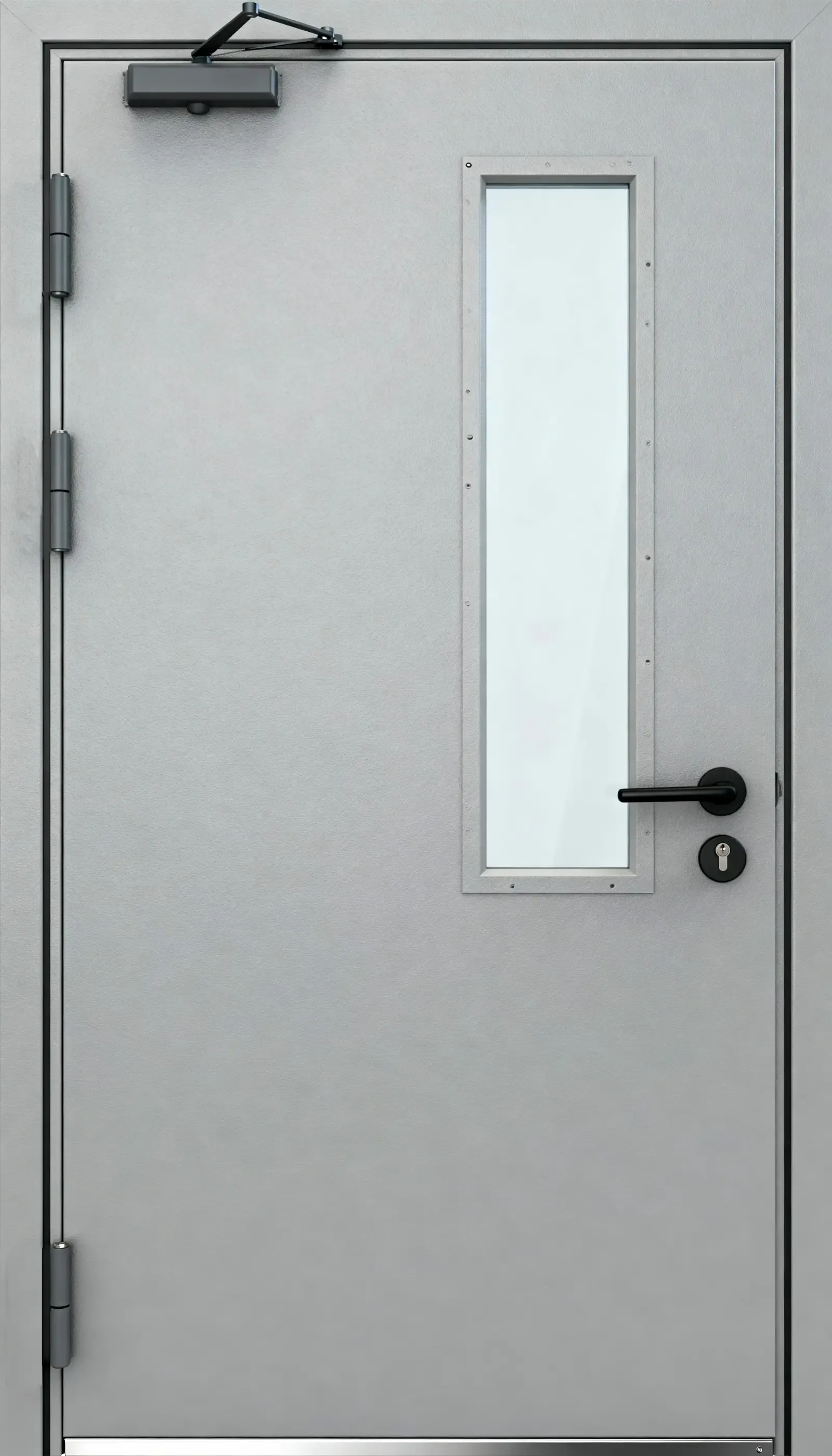 Дверь ARMORA · модель Armora 2628 FireGlass — противопожарная с остеклением, 1 замок (EI30 / EI60)